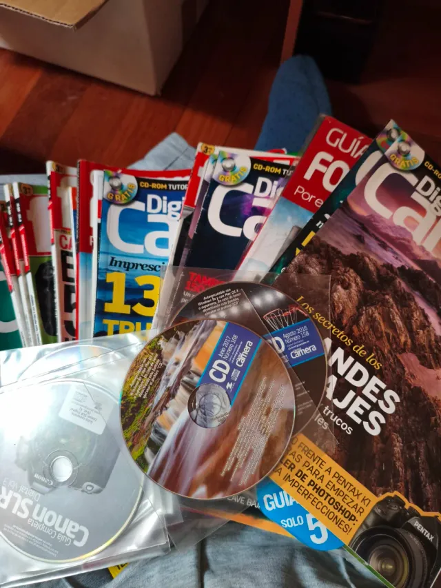 Corso di fotografia per riviste e CD.