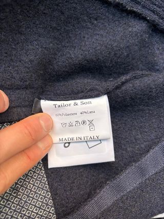 Giacca Tailor Son blu
