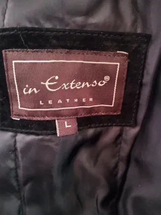 Chaqueta piel Negra Talla L