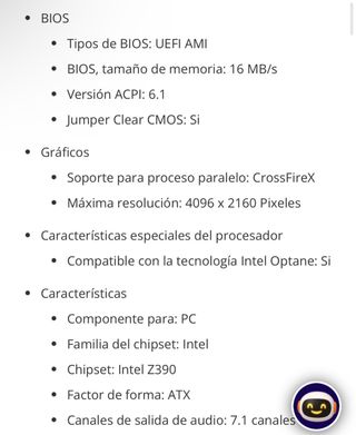 Placa Base Asus TUF Z390-PLUS GAMING