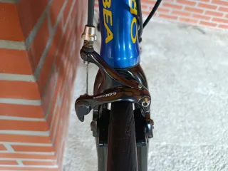 Bicicleta Orbea de carretera azul
