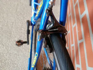 Bicicleta Orbea de carretera azul