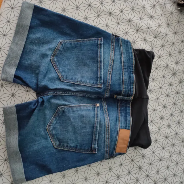 Pantalón corto vaquero premamá