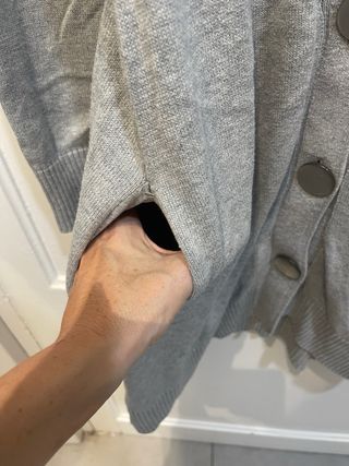 Vestido punto H&M gris