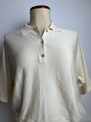 Camiseta Polo Zara Beige