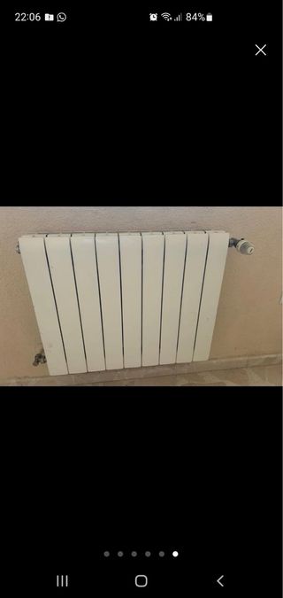 Radiadores de agua blancos