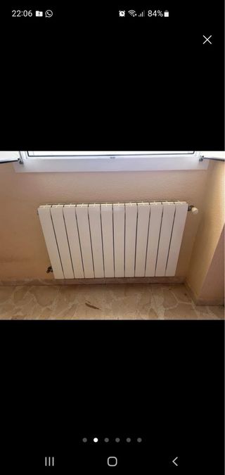 Radiadores de agua blancos