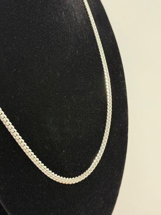 Cadena Cubana Plata 925