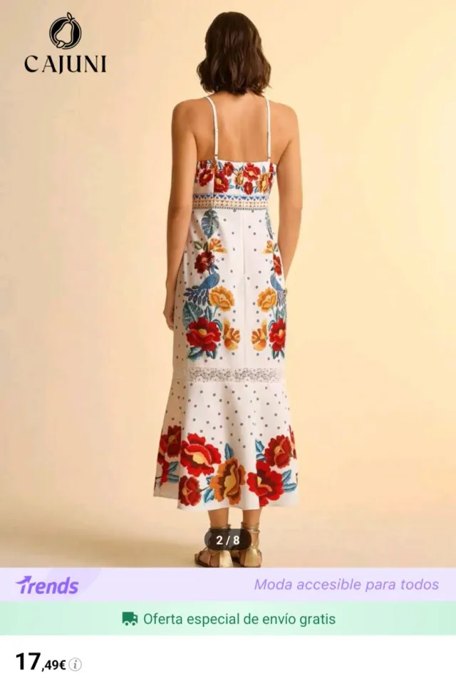 Vestido CAJUNI Multicolor