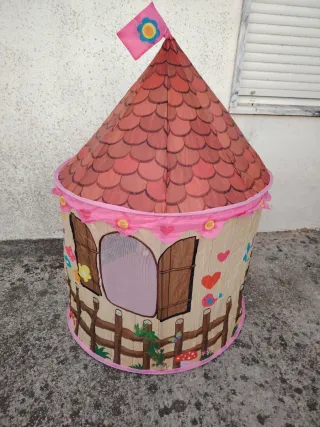 Tenda infantil castelo com quintal