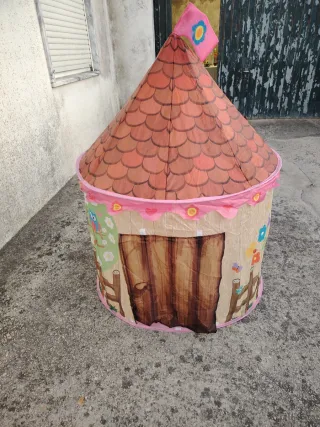 Tenda infantil castelo com quintal