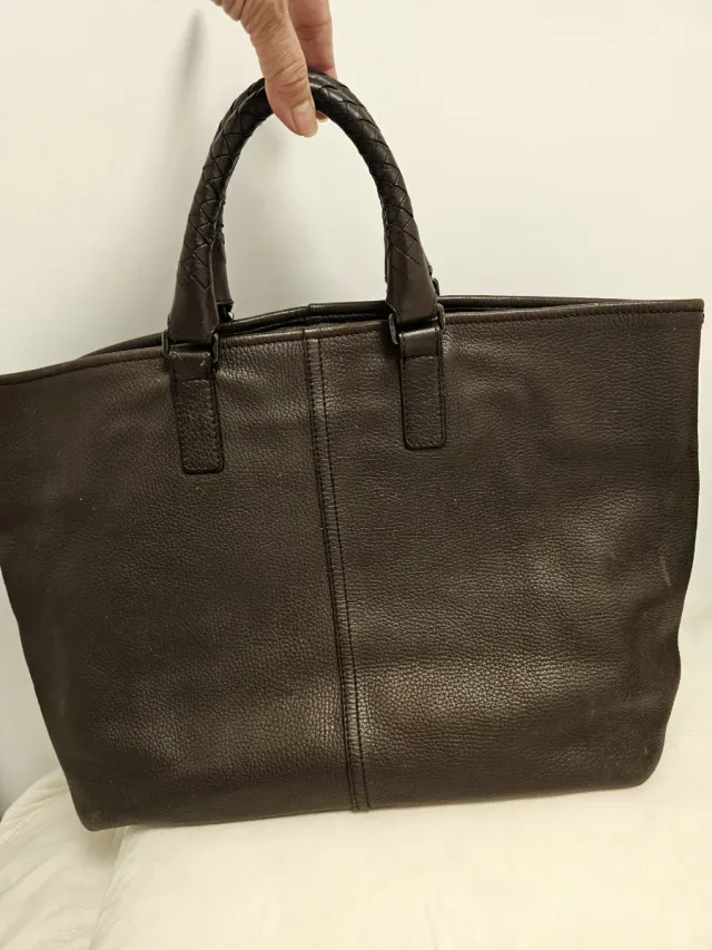 Bolso Tote Piel Marrón Bottega Veneta