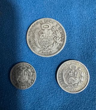 Monedas Soles Peruanos 5º de Sol