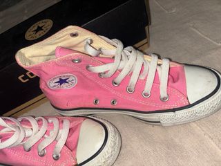 Converse botín rosa talla 36