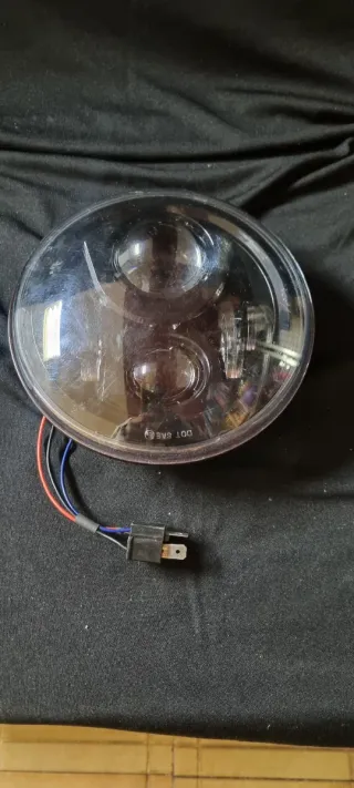 Faro de moto redondo LED