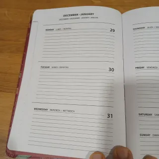 Agenda 2026 com Padrão de Beija-flor