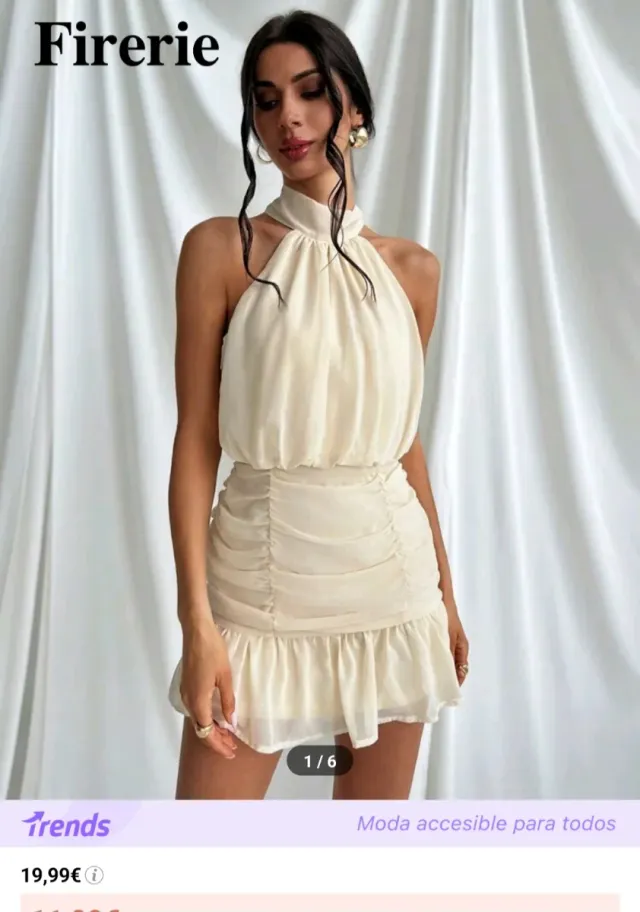 Vestido Fireie Beige Talla Única