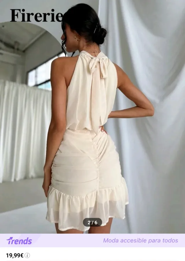 Vestido Fireie Beige Talla Única