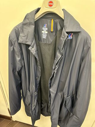 Impermeabile K-Way Uomo Blu Taglia L