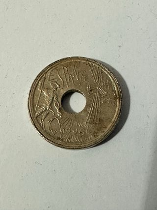 Moneda 25 Pesetas 1996 Castilla-La Mancha