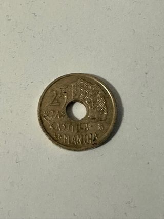 Moneda 25 Pesetas 1996 Castilla-La Mancha