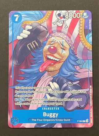 Carta One Piece Buggy Promo P-084 NM