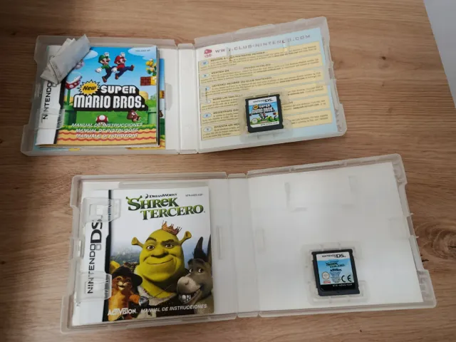 Pack 2 Juegos Nintendo DS: Mario & Shrek