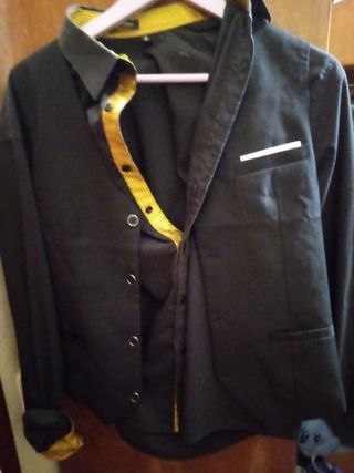 Traje completo negro