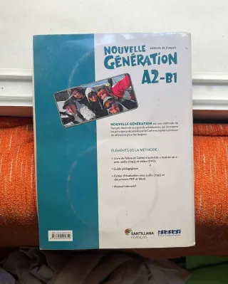 Libro A2-B1 NOUVELLE GENERATION para Bachillerato