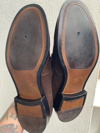 Mocassini Cafenoir camoscio marrone 42