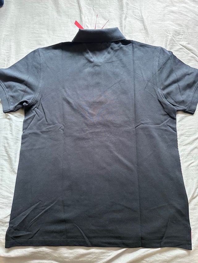 Camisa Polo Carolina Herrera Azul y Rojo