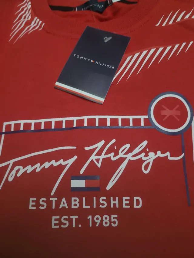 Sudadera Tommy Hilfiger Roja Talla S