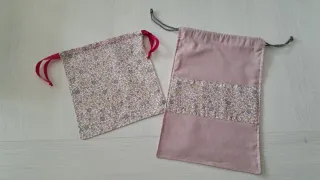 Bolsitas multiusos con estampado floral