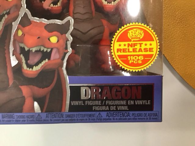 Funko Pop Stranger Things 192 Dragão NFT