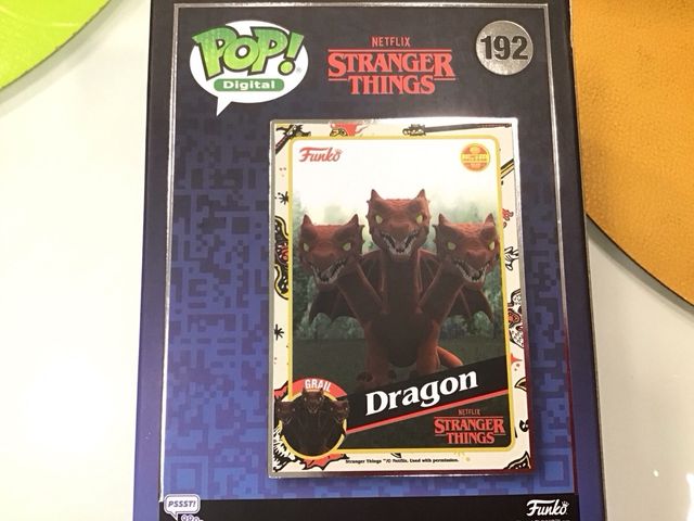 Funko Pop Stranger Things 192 Dragão NFT