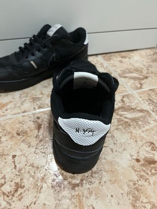 Zapatillas Nike N.354 Negras y Blancas