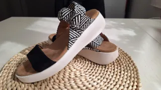 Sandalias de piel trenzadas