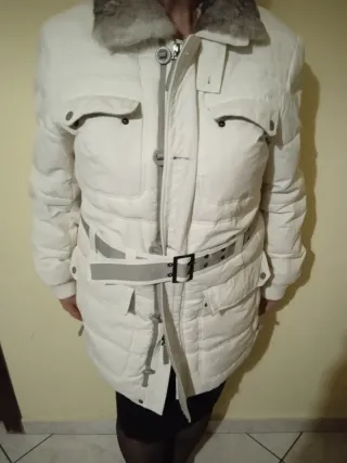 Piumino donna invernale bianco