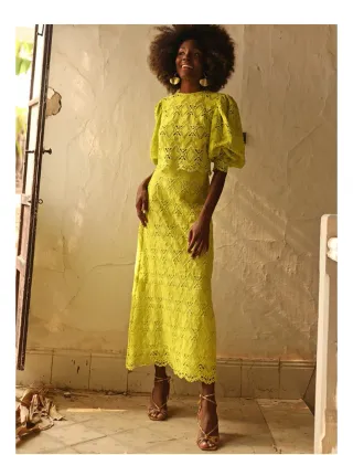 Conjunto Panambi Guipur Talla M nuevo