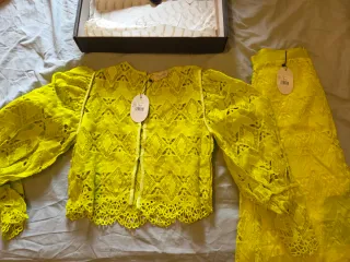 Conjunto Panambi Guipur Talla M nuevo