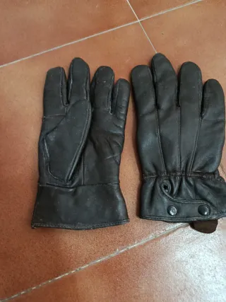 Guantes de moto de cuero
