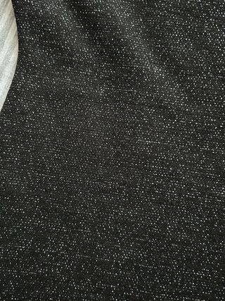 Vestido Zara negro punto brillante 