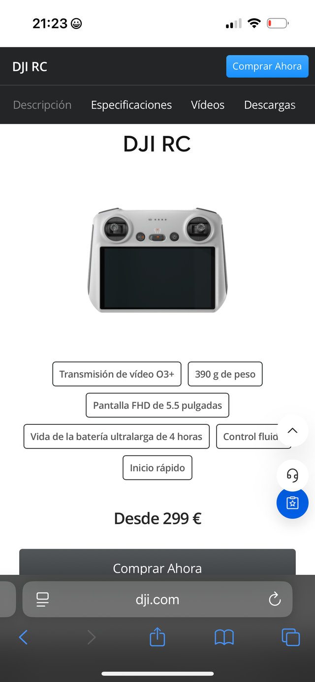 DJI Mini 3 Pro Drone + RC (Precintado)