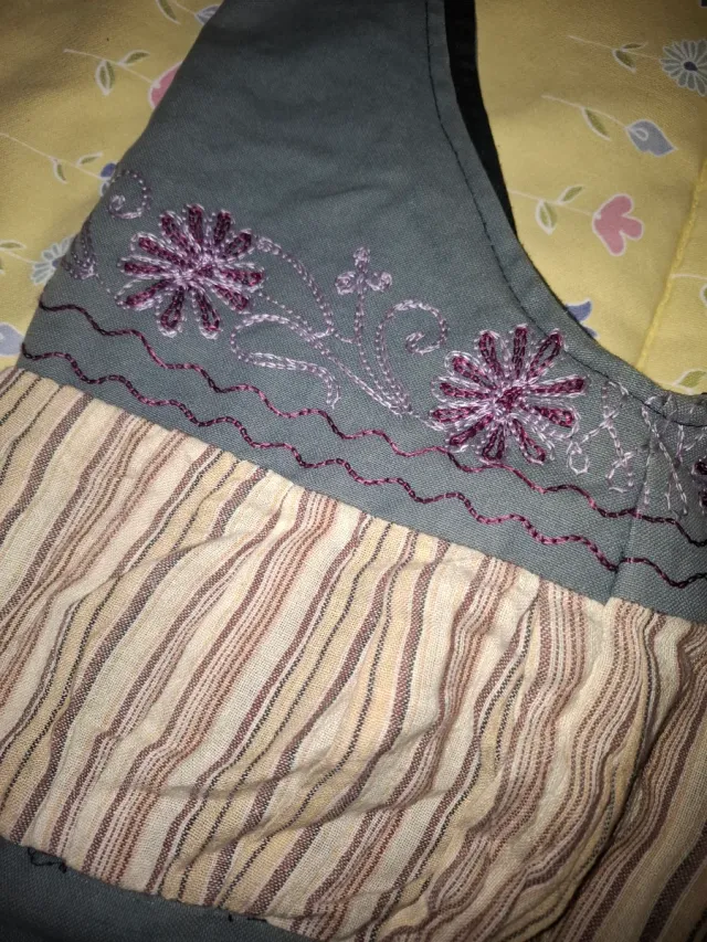 Bolso hippie multicolor y verde azulado