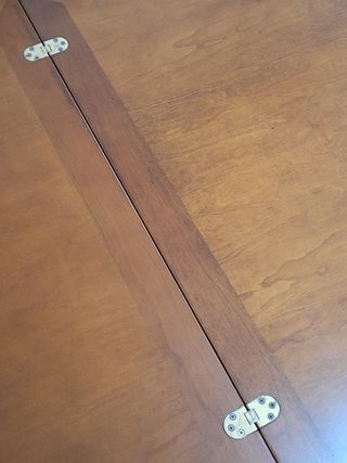 Mesa plegable de madera