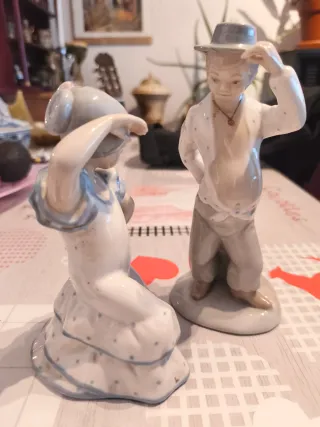 Figuras Lladro Niña y Niño