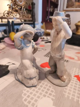 Figuras Lladro Niña y Niño
