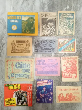 Sobres Cromos Antiguos Sin Abrir