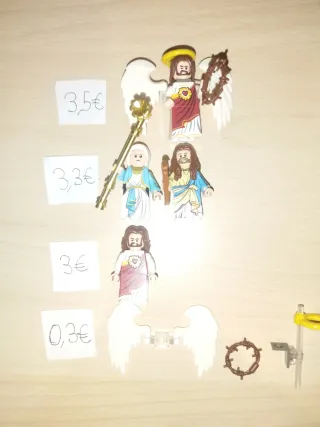 Virgen maría Jesucristo y ángel compatible