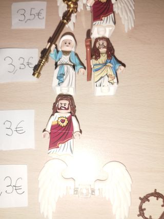 Virgen maría Jesucristo y ángel compatible